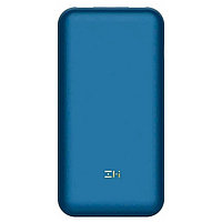 Внешний аккумулятор Xiaomi Mi ZMI QB823, 20000 мАч, 6 А, 65 Вт, 2 USB, USB-C, синий