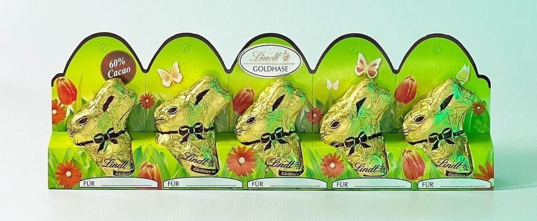 Шоколадные фигурки ЗАЙЧИКИ goldhase 50гр /Lindt/