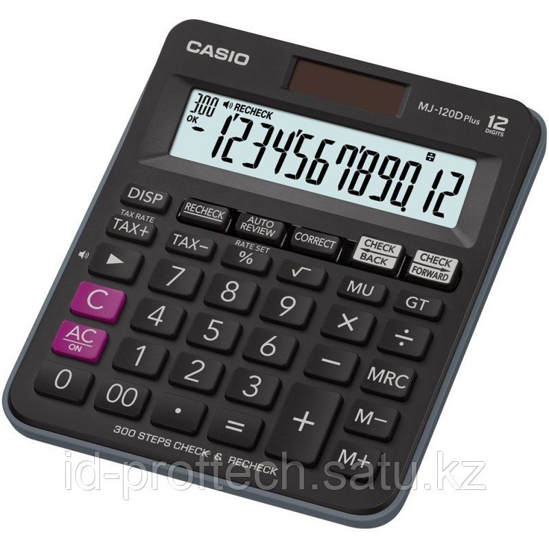Калькулятор настольный CASIO DJ-120DPLUS-W-EP