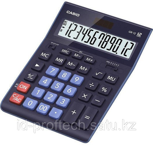 Калькулятор настольный CASIO GR-12-W-EP - фото 1 - id-p105829007