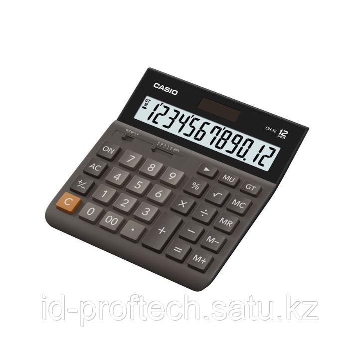 Калькулятор настольный CASIO DH-12-BK-S-EP - фото 1 - id-p105829016