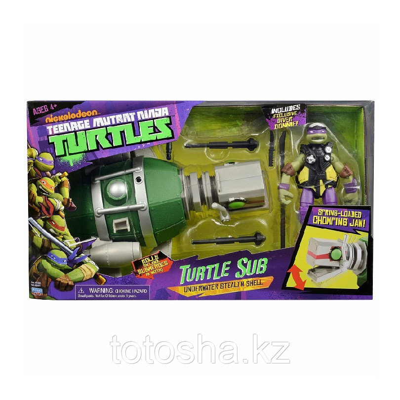 Teenage Mutant Ninja Turtles "Подводная лодка Черепашек-ниндзя с фигуркой Донни " , Playmatestoys 94007