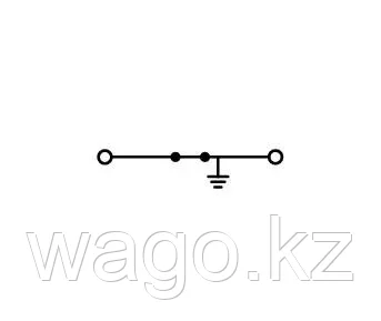2-проводная клеммная колодка с заземлением; 16 мм² для DIN-рейки WAGO 2016-1207, фото 2