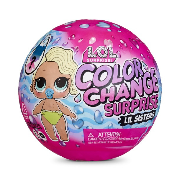 Игрушка L.O.L. Surprise Куколка младшая сестричка Color Change Lil Sisters Asst in PDQ