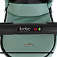 Коляска 2 в 1 Ibebe I-Stop Leather, Turquoise/Black, фото 5