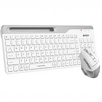 A4Tech Клавиатура мышь беспроводная FB2535C-Icy White