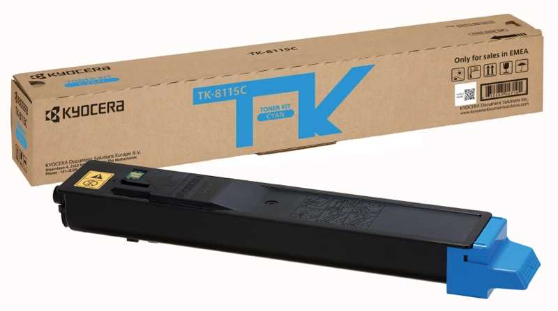 Тонер-картридж Kyocera TK-8115 Cyan для ECOSYS M8124cidn/M8130cidn 1T02P3CNL0, фото 1