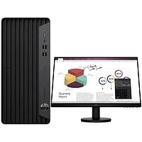 HP ProDesk 400 G7 MT + 23.8 P24vG4 настольный компьютерный комплект (9CY18AV)