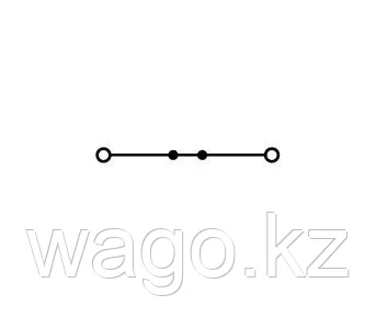 2-проводная через клеммную колодку; 16 мм² для DIN-рейки WAGO 2016-1204, фото 2