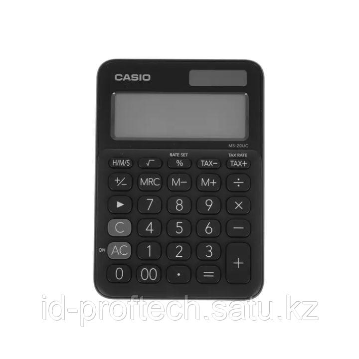Калькулятор настольный CASIO MS-20UC-BK-W-EC