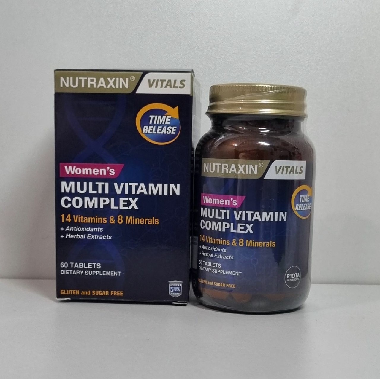 Витамины для женщин Nutraxin Vitals womens multivitamin complex, 60 таб.