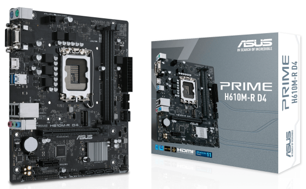 Материнская плата ASUS PRIME H610M-R D4-SI