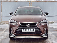 Защита переднего бампера d42 секции-d42 дуга Lexus NX200 (Not F-Sport) 2014-17