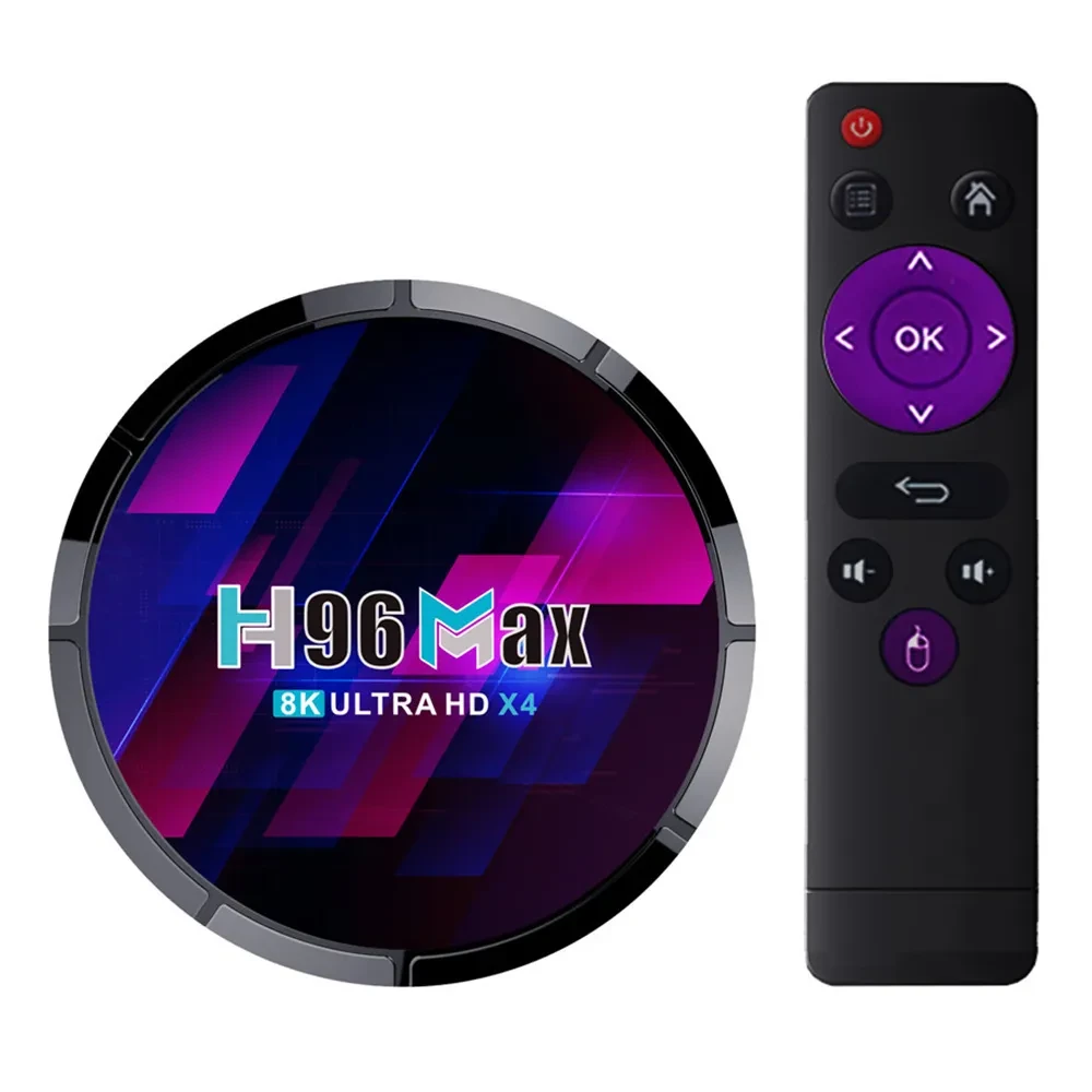 TV Box H96 max X4 4/32 Гб , ТВ приставка Smart Android10 TV UHD 8K Amologic S905x3 smartbox - фото 1 - id-p105862769