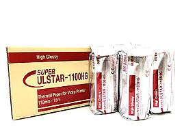 Бумага для УЗИ Super ULSTAR-1100HG (110 мм х 18 м) (высоко-глянцевая)