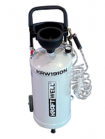 Нагнетатель масла KraftWell KRW1910N мобильный, с пневмоприводом