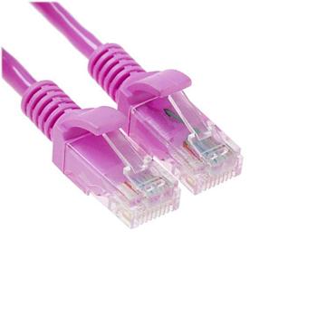 Патч-корд UTP Cablexpert PP12-1M-RO кат.5e, 1м, литой, многожильный (розовый)