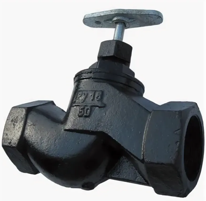 Вентиль чугунный - клапан запорный, D= 50 мм, соединение: резьбовое - фото 1 - id-p105865389