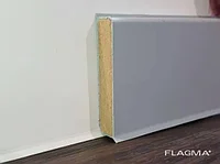Плинтус из MДФ Cubu 24514, светло-серый, 80 мм., XL