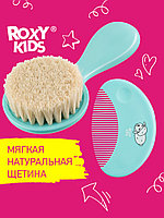 ROXY-KIDS Детская расческа щетка для волос с мягкой щетиной + гребешок