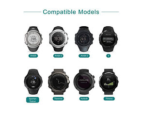USB зарядка для часов Suunto 3 Fitness 5 Core Traverse Ambit 1 2 3 Kailash Spartan Trainer, фото 2