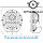 Круглые фары AURORA ALO-R-7-P7D1H (ПАРА) дальний свет 7 дюймов 2шт, фото 3