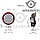 Круглые фары AURORA ALO-GR7-R (ПАРА) комбинированный заливающий свет 9" дюймов 2шт, фото 4