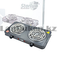 Электрическая двухкомфорочная плита Starlux SHP 5813 серая