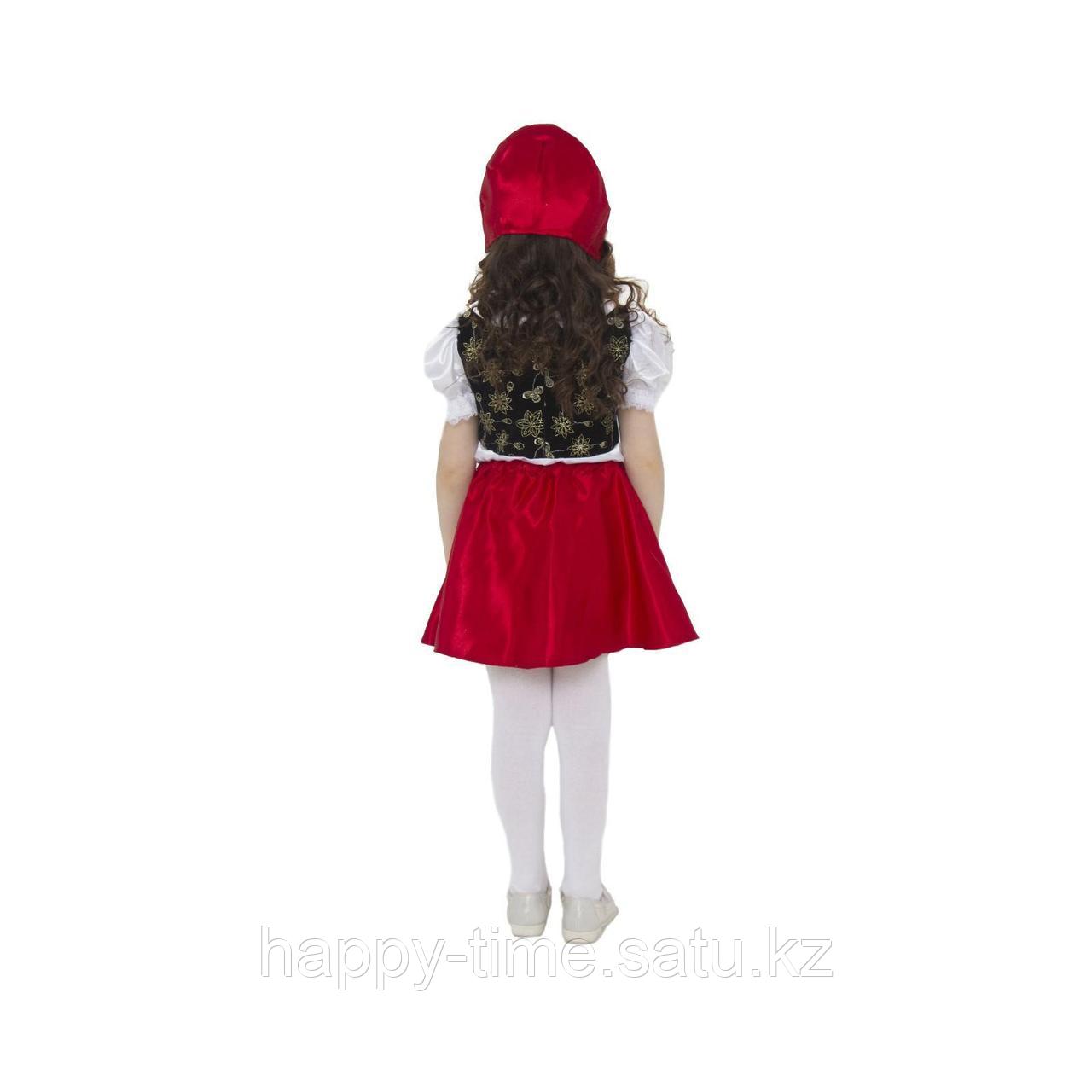 Карнавальный костюм для девочки «Красная Шапочка» - фото 3 - id-p105879102