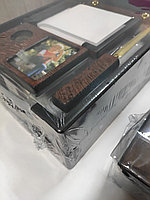 Набор настольный 8 предметов, дерево, коричневый мрамор Good Sunrise, фото 3