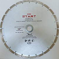 Алмазный круг 350x50/32/25,4 мм по бетону сегментный START (сухая/мокрая резка)