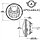 Круглые фары головного света AURORAALO-M-1C (ПАРА)  2шт, фото 8