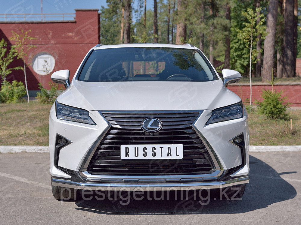 Защита переднего бампера d63 секция Lexus RX200 T 2015-19