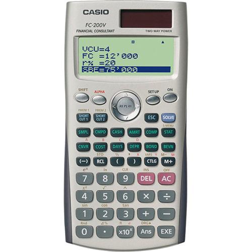 Калькулятор финансовый CASIO FC-200V-2-W-ET