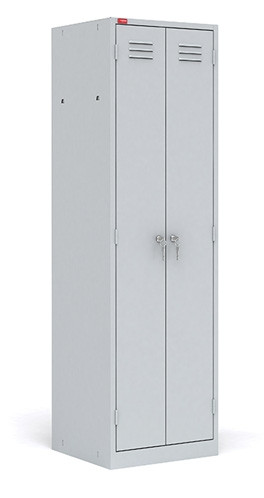 Двухсекционный металлический шкаф для одежды ШРМ-22 - фото 1 - id-p105881061