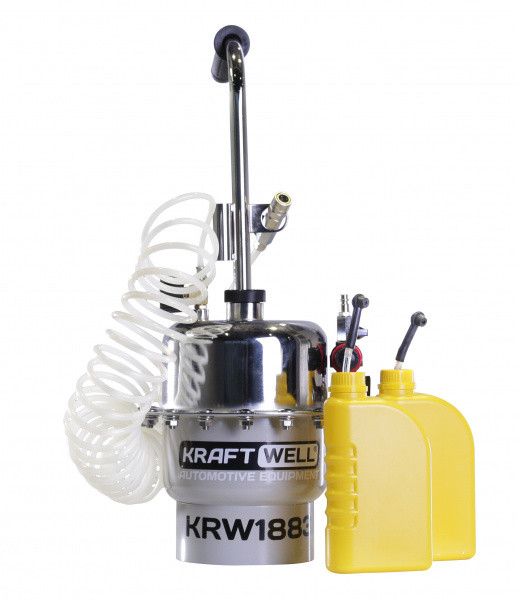 Устройство пневматическое для прокачки гидравлических систем автомобиля KraftWell KRW1883