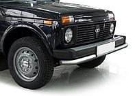 D57 алдыңғы бампер қорғанысы + RIVAL Lada 4x4 1995- 3D бекіткіштер жинағы