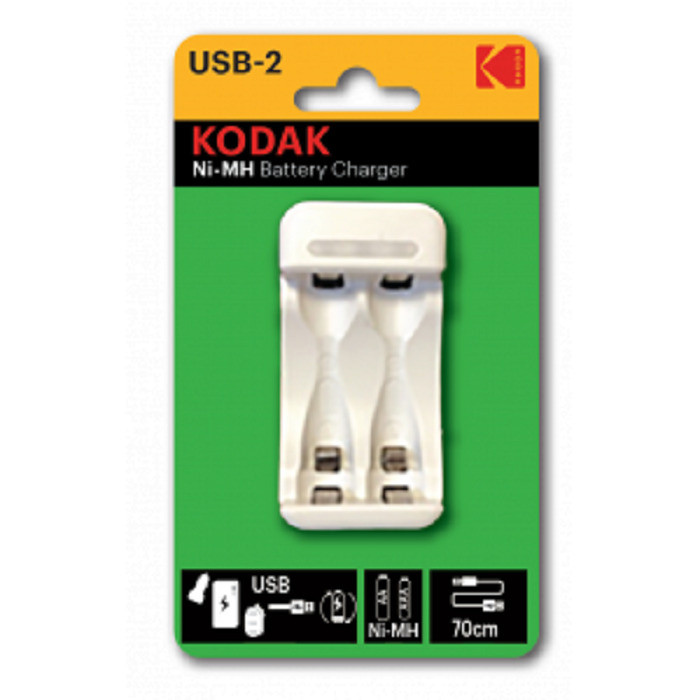 Зарядное устройство Kodak USB-2 C8001B на 2 аккумулятора