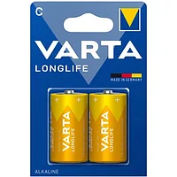 VARTA LR14 Longlife C 1.5 V 2 шт. батарейка (24900)