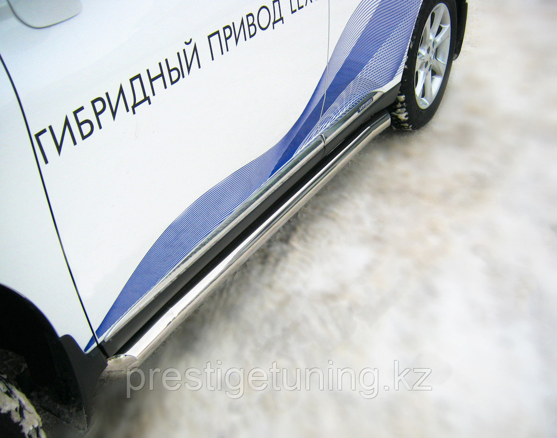 Пороги труба d76 Lexus RX350-450 2009-12 - фото 1 - id-p105908931