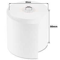 Чековая лента термобумага 80*80*12. 48г/м2