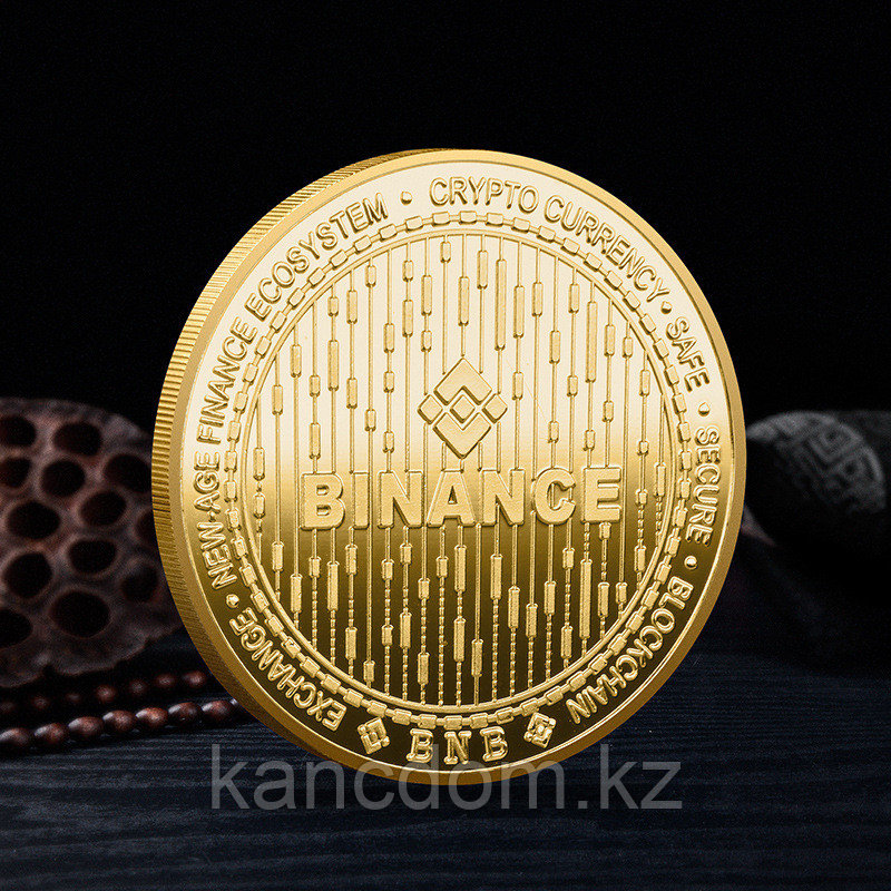 Монеты сувенирные "Binance" gold - фото 1 - id-p105659687