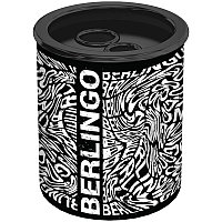 Точилка металлическая 2 секции Berlingo "Monochrome" с контейнером
