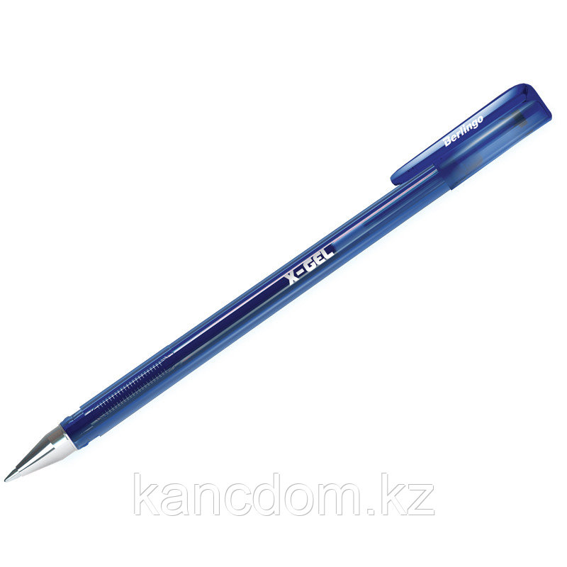 Ручка Гелиевая Berlingo "X-Gel" синяя, 0,5мм