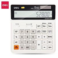 Калькулятор двойное питание 12 разряд Deli smart M010 10