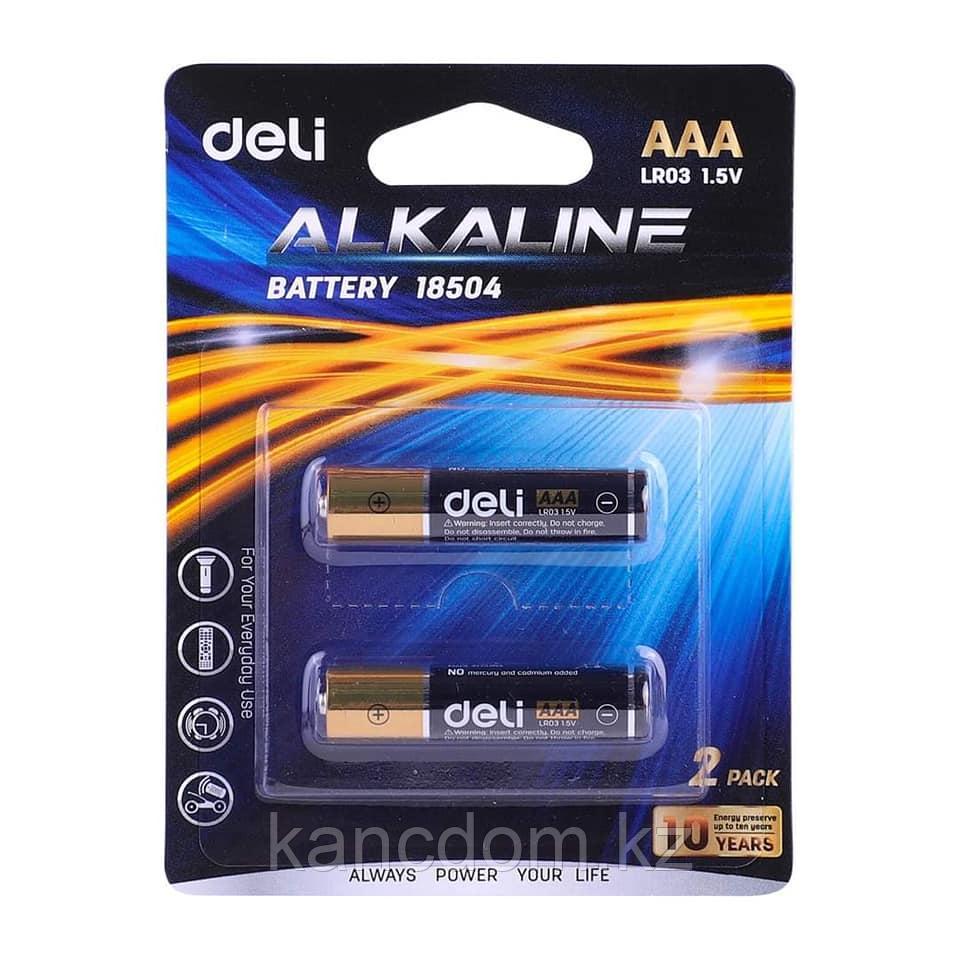 Батарейка AAА DELI LR03 1.5V 18504, 2 шт