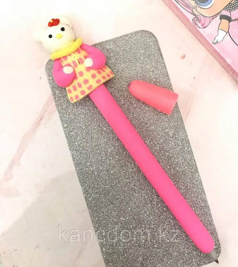 Ручка декоративная розовая мышка