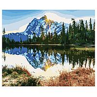 Картина по номерам "Озеро в горах", на холсте, 40*50 см. DELL' ARTE 6874