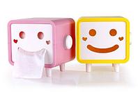 Салфетница пластик Smile Face Tissue Box 17*13*15,5 см