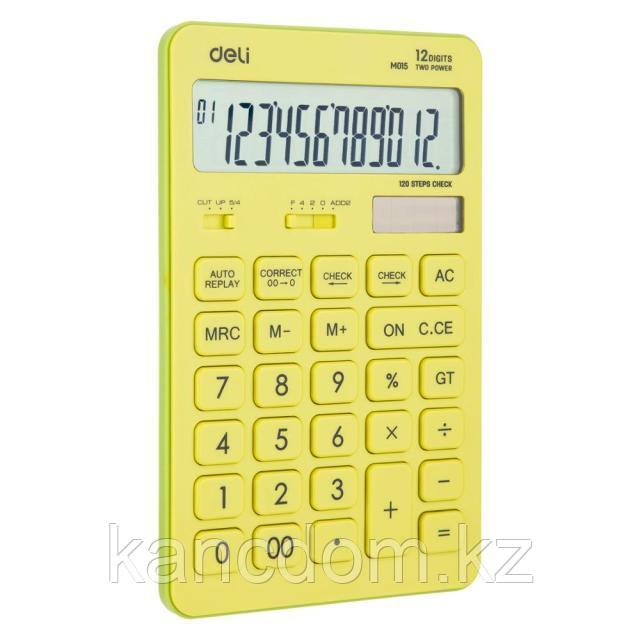 Калькулятор Deli Touch ЕМ015 51, Зеленый